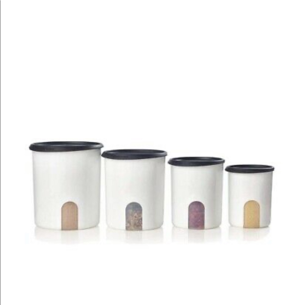 New!!!! Tupperware one touch canister set